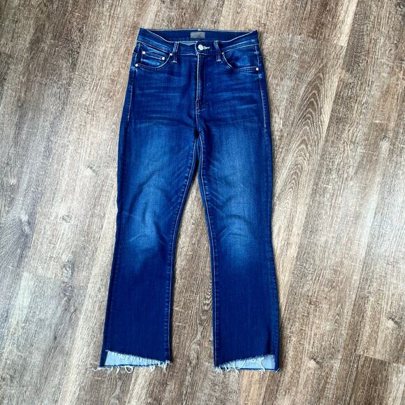 Mother the insider crop step fray jeans - Picture 1 of 6